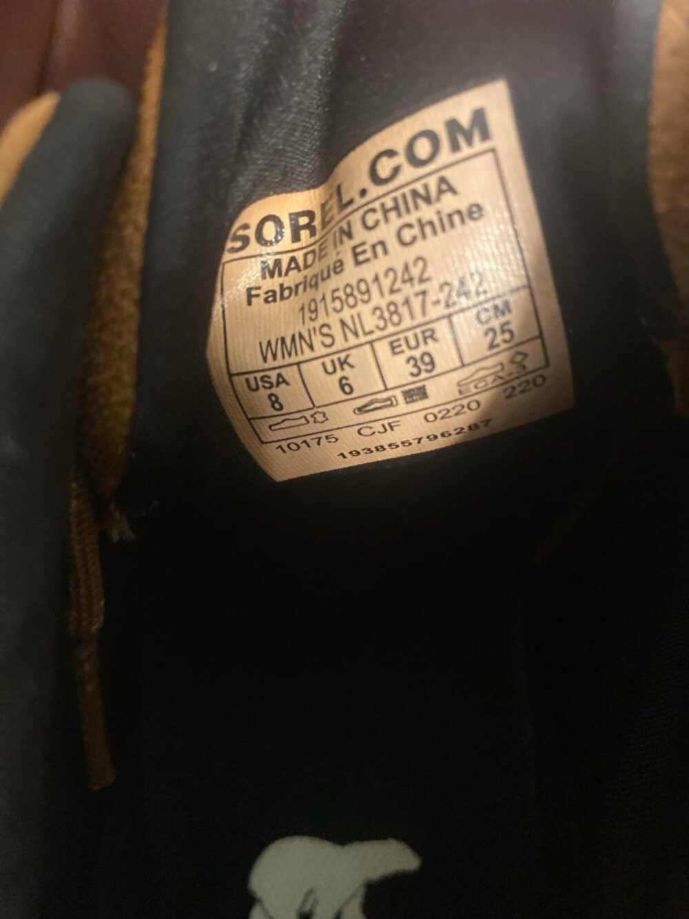 Sorel Tan Suede Ankle Boots Size 8 NWOB - Picture 7 of 9